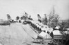 Civil War: Barracks. /Nlog Cabins Used As Barracks For Union Army Soldiers At A Military Facility In Richmond, Virginia. Photograph By Andrew Russell, C1864. Poster Print by Granger Collection - Item # VARGRC0124396