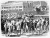 Horse Racing, 1866. /N'The Betting-Ring At Ascot.' Wood Engraving, English, 1866. Poster Print by Granger Collection - Item # VARGRC0041940