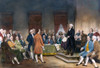 Constitutional Convention, 1787. George Washington Addresses The Constitutional Convention In Philadelphia, Pennsylvania. Color Variation After Oil On Canvas By Junius Brutus Stearns, 1856. Poster Print by Granger Collection - Item # VARGRC0009907