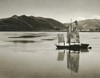 China: Sailboat./Na Sailboat On A River In The Kiangsu Or Yunnan Province In China With Rolling Hills In The Background. Photographed By Arthur Rothstein, C1946. Poster Print by Granger Collection - Item # VARGRC0117471