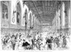 Royal Wedding, 1879. /N'Marriage Of H.R.H. The Duke Of Connaught: Dejeuner In St. George'S Hall, Windsor Castle.' Engraving, 1879. Poster Print by Granger Collection - Item # VARGRC0264529