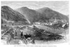 Pennsylvania: Mauch Chunk. /Nview Of The Mining Town Of Mauch Chunk, Pennsylvania. Wood Engraving After A Drawing By Theodore R. Davis, 1869. Poster Print by Granger Collection - Item # VARGRC0370087