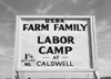 Labor Camp Sign, 1941. /Na Road Sign For A Farm Security Administration Labor Camp In Caldwell, Idaho. Photograph By Russell Lee, June 1941. Poster Print by Granger Collection - Item # VARGRC0122266