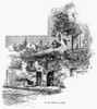 New Orleans, 1887. /Nscene In The French Quarter Of New Orleans, Louisiana. Wood Engraving, American, 1887. Poster Print by Granger Collection - Item # VARGRC0013821