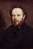 Pierre Joseph Proudhon /N(1809-1865). French Social Theorist. Oil On Canvas, 1865, By Gustave Courbet, After A Painting, C1860, By Am_D_E Bourson. Poster Print by Granger Collection - Item # VARGRC0050425