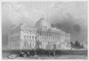 U.S. Capitol, 1839. /Neast View Of The United States Capitol In Washington, D.C. Steel Engraving, English, 1839, After William Henry Bartlett. Poster Print by Granger Collection - Item # VARGRC0092375