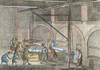 Glass Manufacture, 1751. Preparing To Hoist The Ladle Of Molten Glass And Swing It Over The Casting Table. Line Engraving, From 'L'Encyclopedie' Of Denis Diderot, French, 1751. Poster Print by Granger Collection - Item # VARGRC0059995