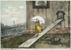 Easter Card, C1900. /N'Easter On The Boardwalk.' Postcard, C1900. Poster Print by Granger Collection - Item # VARGRC0526603