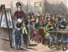 Elementary School, 1873./Na New York City Night School For Child Laborers. Wood Engraving, 1873. Poster Print by Granger Collection - Item # VARGRC0009625