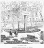 Central Park: Cartoon. /N'A Delightful Resort For Toil-Worn New Yorkers.' Cartoon Engraving, 1869. Poster Print by Granger Collection - Item # VARGRC0092214