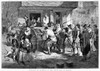 Puritans And Quakers, 1677. /Nquakers Being Whipped In Puritan Boston, Massachusetts, In The 1670S. Wood Engraving, 19Th Century. Poster Print by Granger Collection - Item # VARGRC0054326