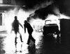Paris Student Revolt, 1968. /Na Barricade Of Burning Cars Put Up By Students In The Latin Quarter Of Paris, France, 11 May 1968. Poster Print by Granger Collection - Item # VARGRC0117847