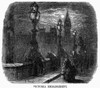 Dor_: London: 1872. /N'Victoria Embankment.' Wood Engraving After Gustave Dor_ From 'London: A Pilgrimage,' 1872. Poster Print by Granger Collection - Item # VARGRC0354651