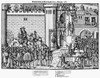 Amboise Conspiracy, 1560. /Nexecution Of Hundreds Of Huguenots Of The House Of Bourbon After Their Failed Attempt To Storm Ch_teau D'Amboise, France, March 1560. Contemporary German Handbill. Poster Print by Granger Collection - Item # VARGRC0117655