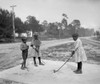 Golfing, C1905. /Nchildren Playing Golf. Photograph, C1905. Poster Print by Granger Collection - Item # VARGRC0265119