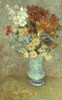 Van Gogh: Flowers, 1887. /Nflowers In A Blue Vase. Canvas, Summer 1887, By Vincent Van Gogh. Poster Print by Granger Collection - Item # VARGRC0026917