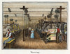 Textile Manufacture, C1836. /Nthe Weaving Room In A New England Cotton Mill. Lithograph, C1840. Poster Print by Granger Collection - Item # VARGRC0009414