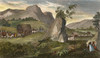 South Africa: Great Trek. /Nvoortrekkers Making The Great Trek From The Cape Colony To Natal, Beginning In 1835. Steel Engraving, American, 1837. Poster Print by Granger Collection - Item # VARGRC0035848
