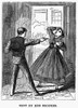 Juvenile Crime, 1868./N'Shot By Her Brother.' A 16 Year Old Boy Shooting His Sister At Poughkeepsie, New York. Wood Engraving From An American Newspaper Of 1868. Poster Print by Granger Collection - Item # VARGRC0062007