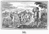 Farmers, 19Th Century. /Nfarmers Working In July. Wood Engraving, American, 19Th Century. Poster Print by Granger Collection - Item # VARGRC0096556
