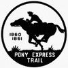 Pony Express Trail. /Nlogo For The Pony Express Mail Transport Trail Linking Missouri With California. Poster Print by Granger Collection - Item # VARGRC0098718
