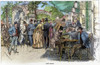 Cafe: Paris, 1888. /Ncafe Tortoni, Paris, France. Line Engraving, 1888. Poster Print by Granger Collection - Item # VARGRC0043323