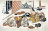 Japan: Letter Writer, 1733. /Na Japanese Man With Two Women, One Of Whom Is Writing A Letter. Color Woodcut By Masanobu Okumura, C1733. Poster Print by Granger Collection - Item # VARGRC0119924 Japan: Letter Writer, 1733. /Na Japanese Man With Two Women, One Of Whom Is Writing A Letter. Color Woodcut By Masanobu Okumura, C1733. Poster Print by Granger Collection - Item # VARGRC0119924