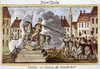 Ny: Sons Of Liberty, 1776. /Nthe Sons Of Liberty Pullig Down The Statue Of King George Iii At The Bowling Green, New York, 9 July 1776: American Line Engraving, 1829. Poster Print by Granger Collection - Item # VARGRC0065414