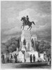 George Washington /N(1732-1799). First President Of The United States. Washington Monument At Richmond, Virginia. Steel Engraving, 19Th Century. Poster Print by Granger Collection - Item # VARGRC0089576