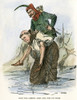 Robin Hood, 1800S. /Nfriar Tuck Carrying Robin Hood Over The Water. Illustration From A Late 19Th Century American Juvenile Edition. Poster Print by Granger Collection - Item # VARGRC0057909