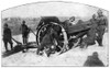 World War I: Cannon, 1915. Turkish Soldiers Equipping A Cannon With Desert Tires, During World War I. Photograph From The Berliner Illustrirte Zeitung, 14 March 1915. Poster Print by Granger Collection - Item # VARGRC0382866