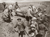 World War I: Prisoners. /Ngerman Prisoners Of War, Employed By The British To Carry A Wounded Soldier Across A Trench On A Stretcher During World War I. Photograph, 1914-1918. Poster Print by Granger Collection - Item # VARGRC0407838