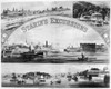 Steamboat Excursions, C1878. /Nlocations Of Luxury Excursions Around New York, On Steamboats Owned By John Henry Starin. Lithograph, C1879. Poster Print by Granger Collection - Item # VARGRC0130291