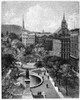 Montreal: Victoria Square. /Nvictoria Square At Montreal, Canada. Line Engraving, 1889. Poster Print by Granger Collection - Item # VARGRC0094615