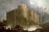 French Revolution, 1789. /Nthe Demolition Of The Bastille In Paris, Summer 1789. Contemporary Oil On Canvas By Huber Robert. Poster Print by Granger Collection - Item # VARGRC0117893