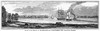 Norfolk, Virginia, 1856. /Nthe Harbor Of Norfolk And Portsmouth On The Elizabeth River, Seen From Port Norfolk. Wood Engraving, American, 1856. Poster Print by Granger Collection - Item # VARGRC0131822