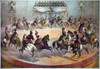 American Circus, C1872. /Nthe Grand Finale In The Center Ring Of A Circus. American Lithograph, C1872. Poster Print by Granger Collection - Item # VARGRC0066741