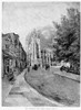 Pennell: Canterbury Cathedral, 1887. The Canterbury Cathedral From Christ Church Gateway. Engraving After Joseph Pennell, 1887. Poster Print by Granger Collection - Item # VARGRC0070194