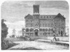 Niagara Falls Hotel, 1863. /Nmonteagle House Hotel At Niagara Falls, New York. Wood Engraving, English, 1863. Poster Print by Granger Collection - Item # VARGRC0095863