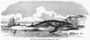 Beached Whale, 1859. /Na Beached Whale Found Near Flushing, Long Island, New York. Wood Engraving From A Contemporary American Newspaper, 1859. Poster Print by Granger Collection - Item # VARGRC0078757