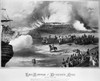 Bunker Hill, 1775. /Nthe British Attack On Bunker Hill, Boston, Massachusetts, 17 June 1775. Lithograph, American, 1875. Poster Print by Granger Collection - Item # VARGRC0016298