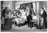 Blood Transfusion, 1874. /Na Blood Transfusion At H_Pital De La Pitie, Paris, France, 1874. Contemporary Engraving. Poster Print by Granger Collection - Item # VARGRC0044650