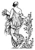 Flora/Chloris. /Nline Engraving After A Pompeiian Fresco. Poster Print by Granger Collection - Item # VARGRC0055124