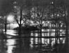 Stieglitz: New York, C1897. /Nlight Reflections In A Park At Night, New York City. Photograph By Alfred Stieglitz, C1897. Poster Print by Granger Collection - Item # VARGRC0113781