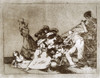 Goya: Disasters Of War. /Ny Son Fieras (And They Are Wild Beasts). Etching, Aquatint, And Drypoint, 1810-1814, By Francisco Goya For 'Disasters Of War.' Poster Print by Granger Collection - Item # VARGRC0056026