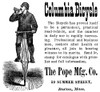 Bicycle Ad, 1880. /Namerican Newspaper Advertisement For The Columbia Bicycle, 1880. Poster Print by Granger Collection - Item # VARGRC0067953