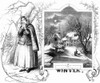 Winter Scene, 1854. /Nwood Engraving, American, 1854. Poster Print by Granger Collection - Item # VARGRC0079542
