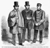England: Postal Employees. /Nnew Uniform For The Letter-Carriers, Mail Guards, And Drivers In The Employ Of The General Post Office. Wood Engraving, 1860. Poster Print by Granger Collection - Item # VARGRC0097149
