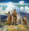Wyeth: Lewis And Clark. /N'Lewis And Clark.' Oil And Tempera On Panel, 1939, By N.C. Wyeth. Poster Print by Granger Collection - Item # VARGRC0029647