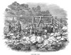 California: Gold Miners. /Ngold Miners In California. Wood Engraving, English, 1853. Poster Print by Granger Collection - Item # VARGRC0268571